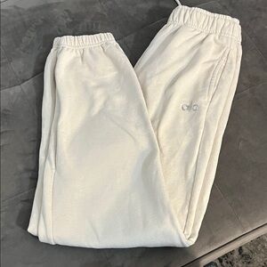 Alo White Sweatpants